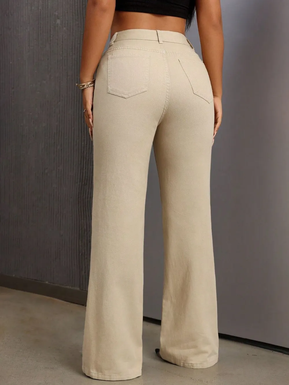 Bootcut Jeans with Pockets, image 2