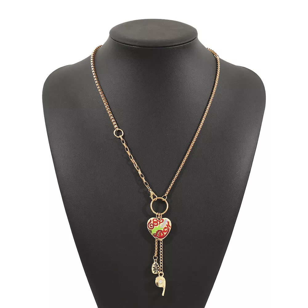 18K Gold-Plated Halloween Charm Necklace, image 11