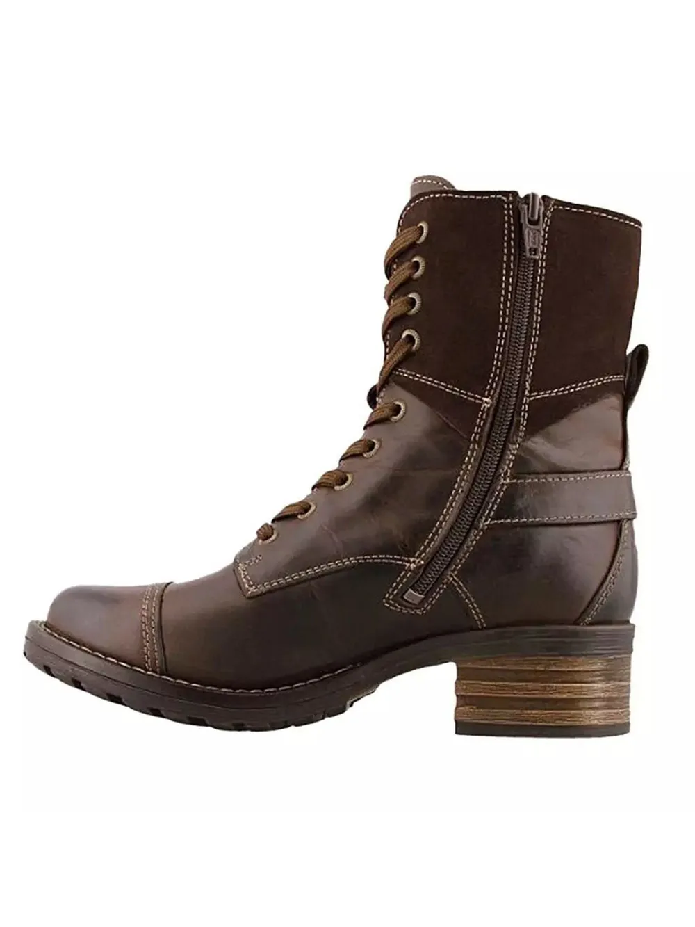 Lace-Up Block Heel Boots, image 7