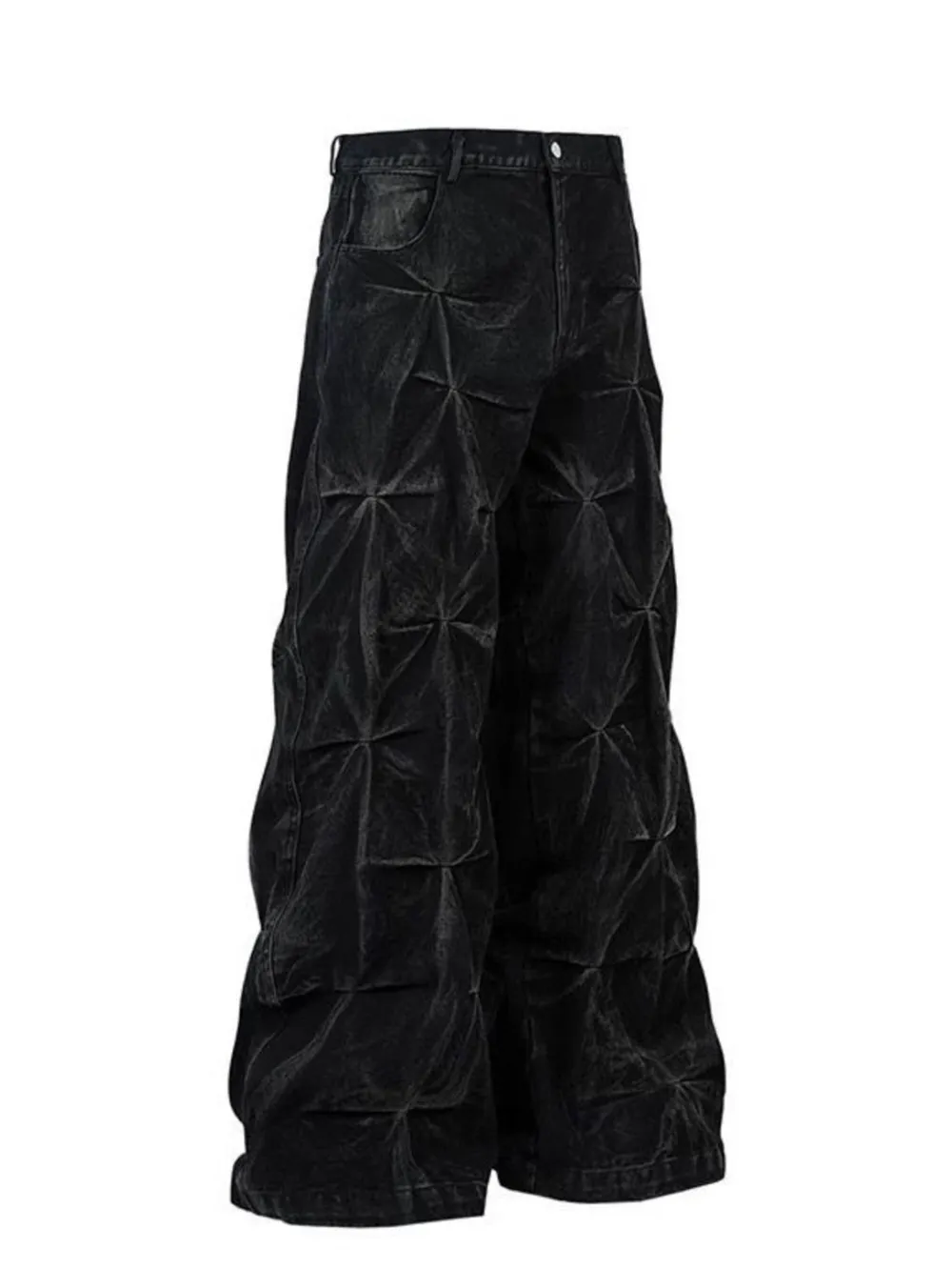 Men's Plus Size Wide Leg Jeans