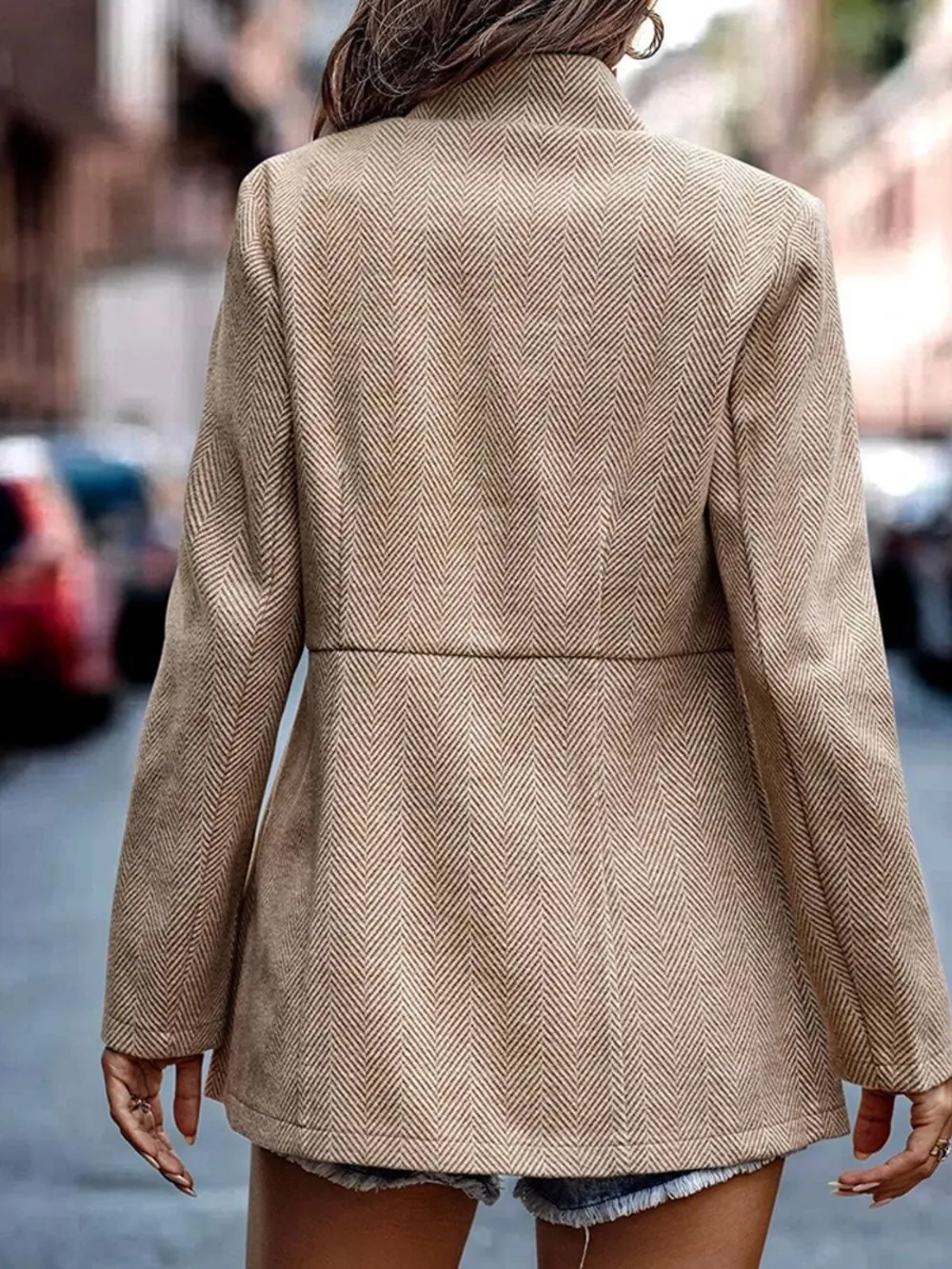 Slim Fit Open Front Blazer, image 18