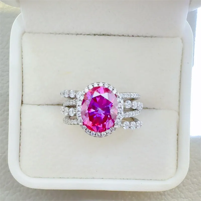 3 Carat Moissanite 925 Sterling Silver Ring, image 5