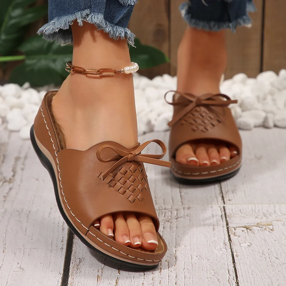 Open Toe Wedge Sandals, image 5
