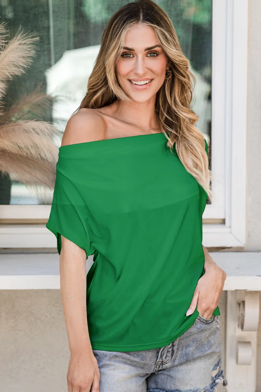 Cowl Neck Short Sleeve T-Shirt, image 22