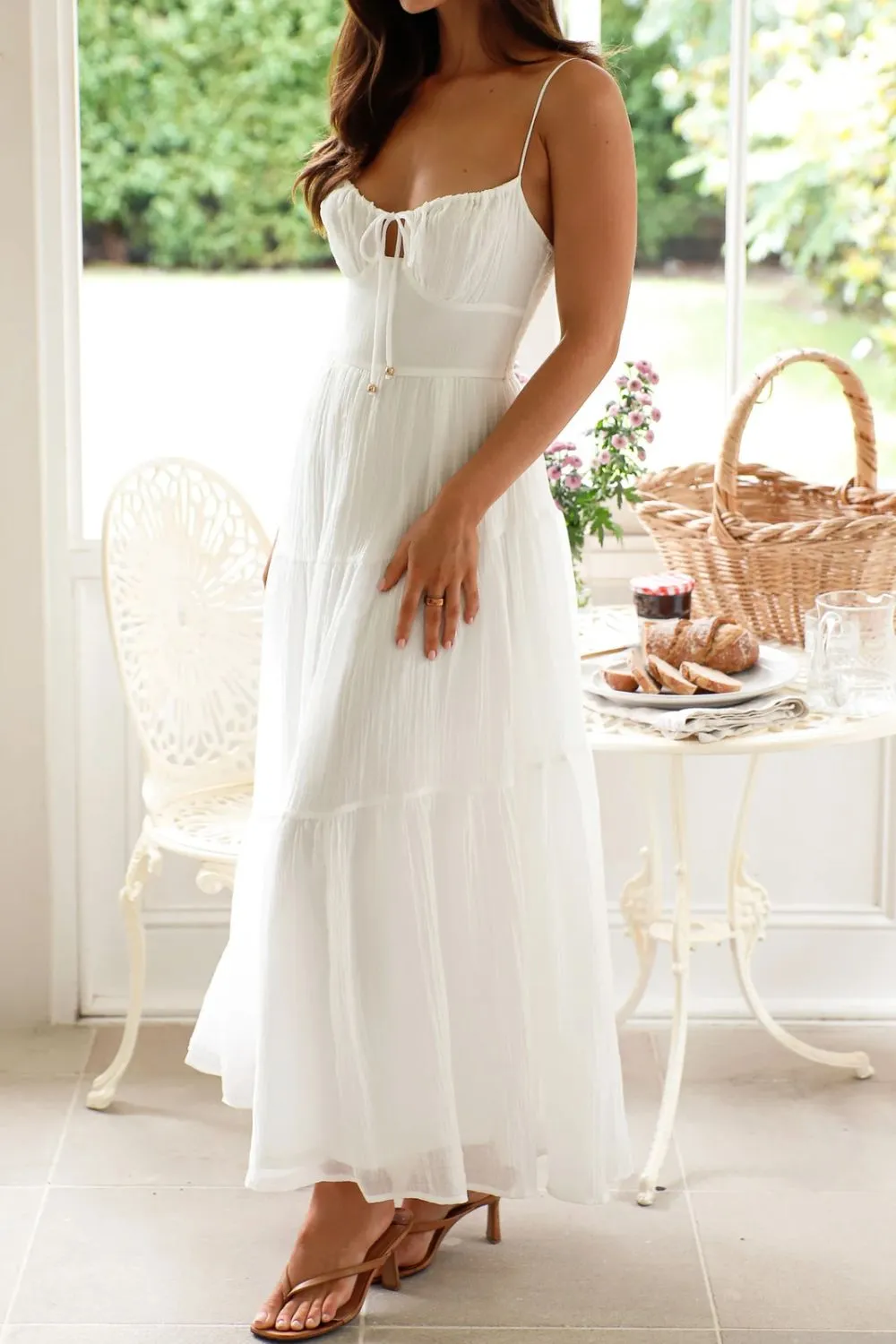 Ruched Smocked Back Cami Dress, image 29