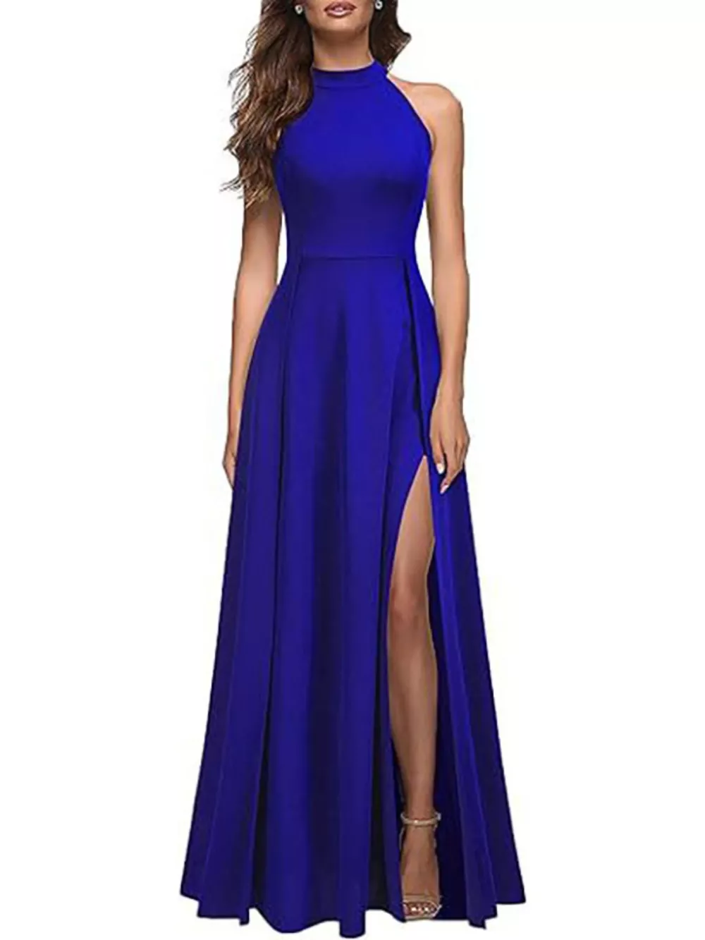 Sleeveless Slit Maxi Dress, image 7