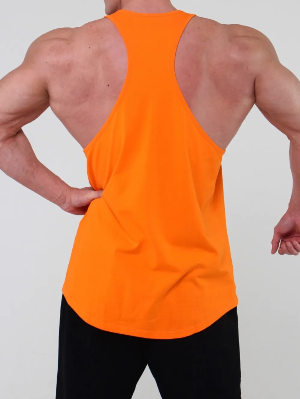 Men's Plus Size Round Neck Racerback Tank, image 6