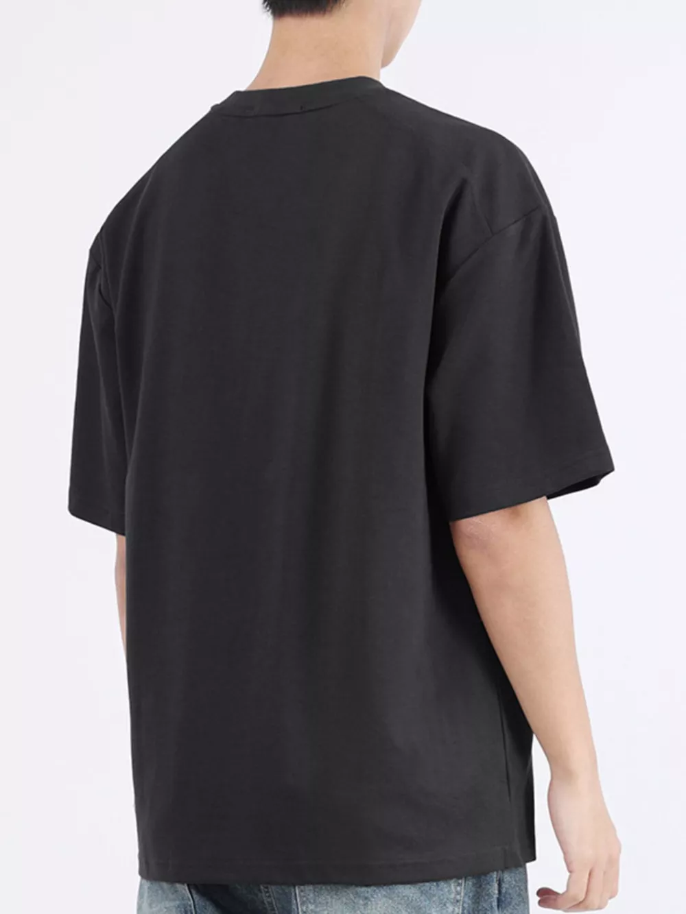 Men's Plus Size Round Neck Half Sleeve T-Shirt, image 7