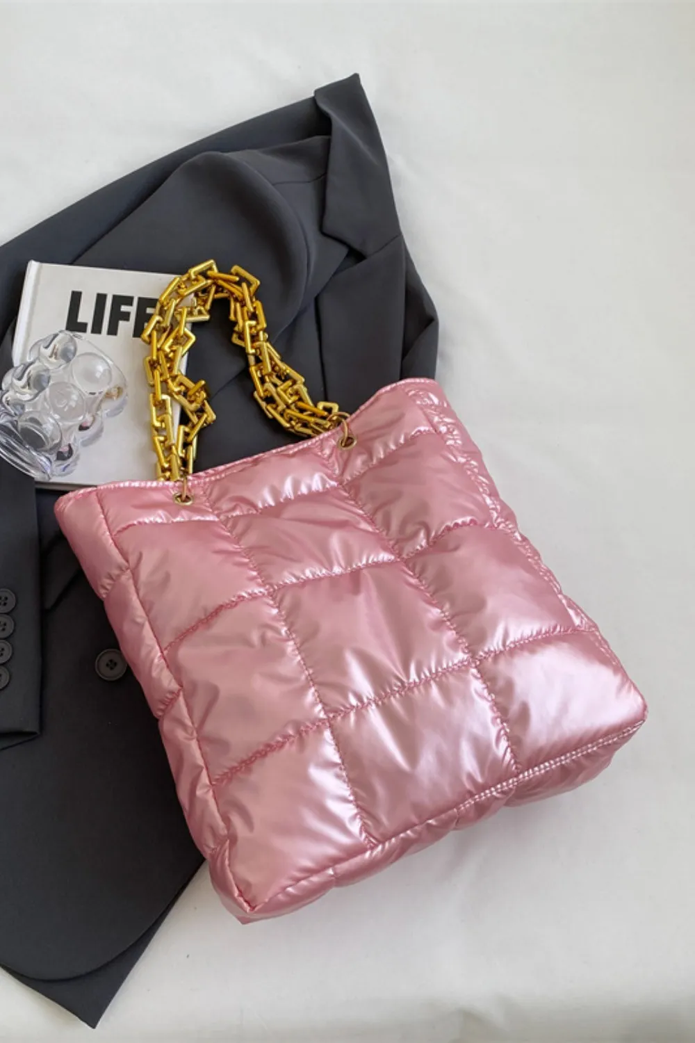 Bubble Texture Chain Handbag, image 9