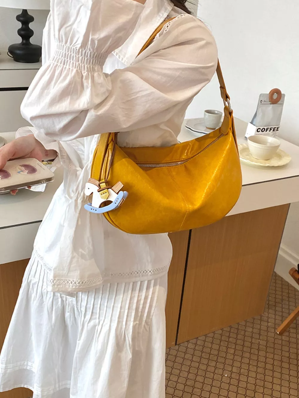 PU Leather Shoulder Bag, image 7