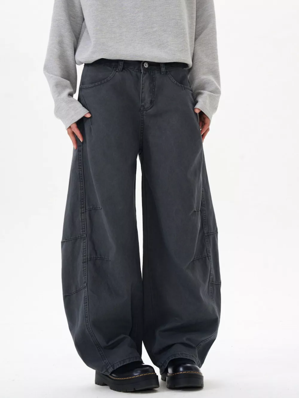 Men's Wide Leg Pocketed Pants, image 7