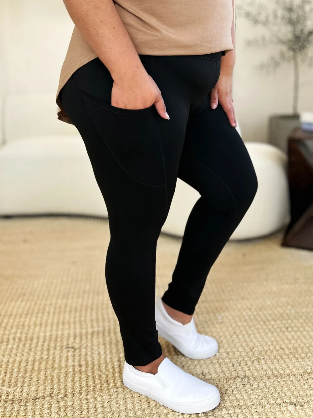 Wide Waistband Sports Leggings, image 18