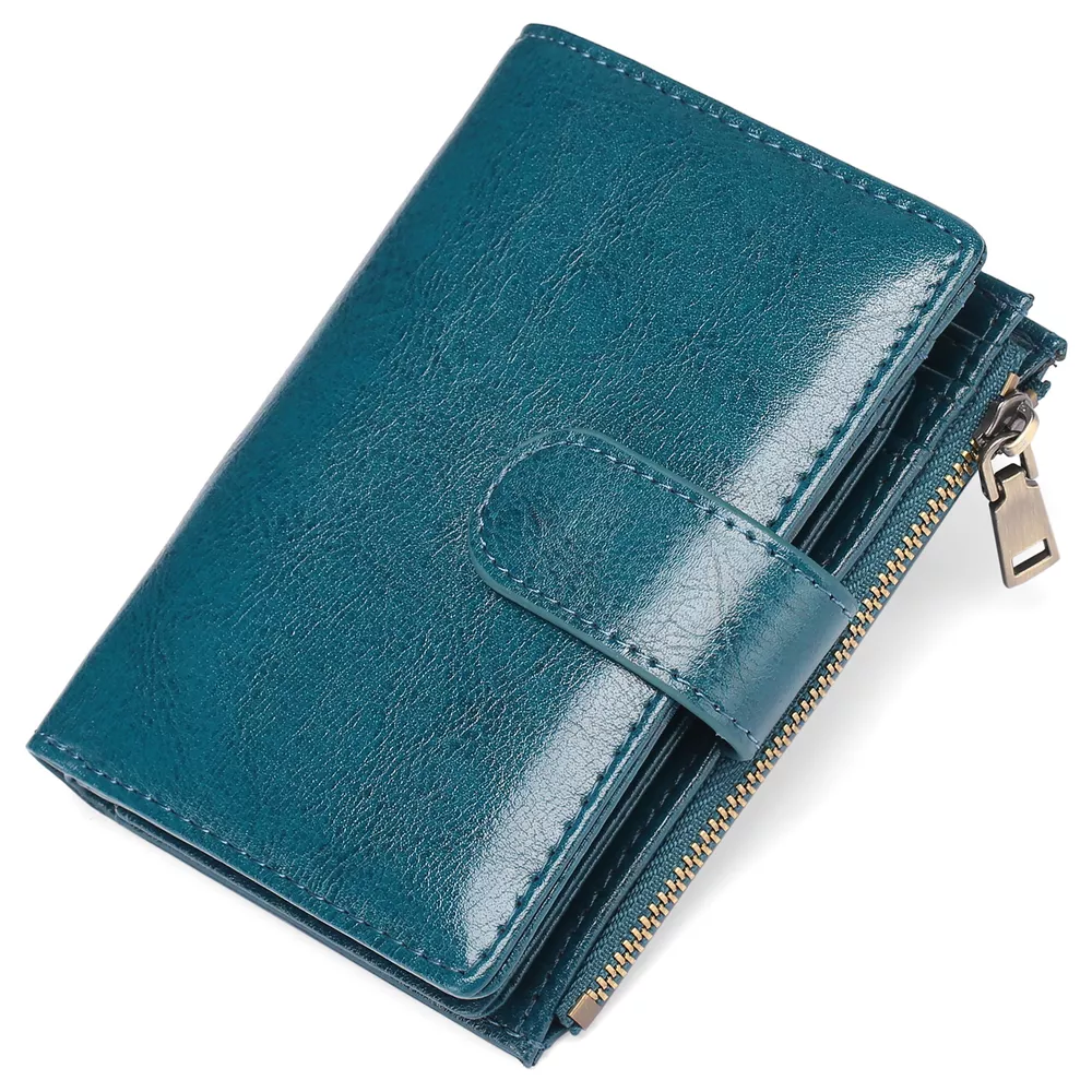 Solid Color Leather Wallet, image 5