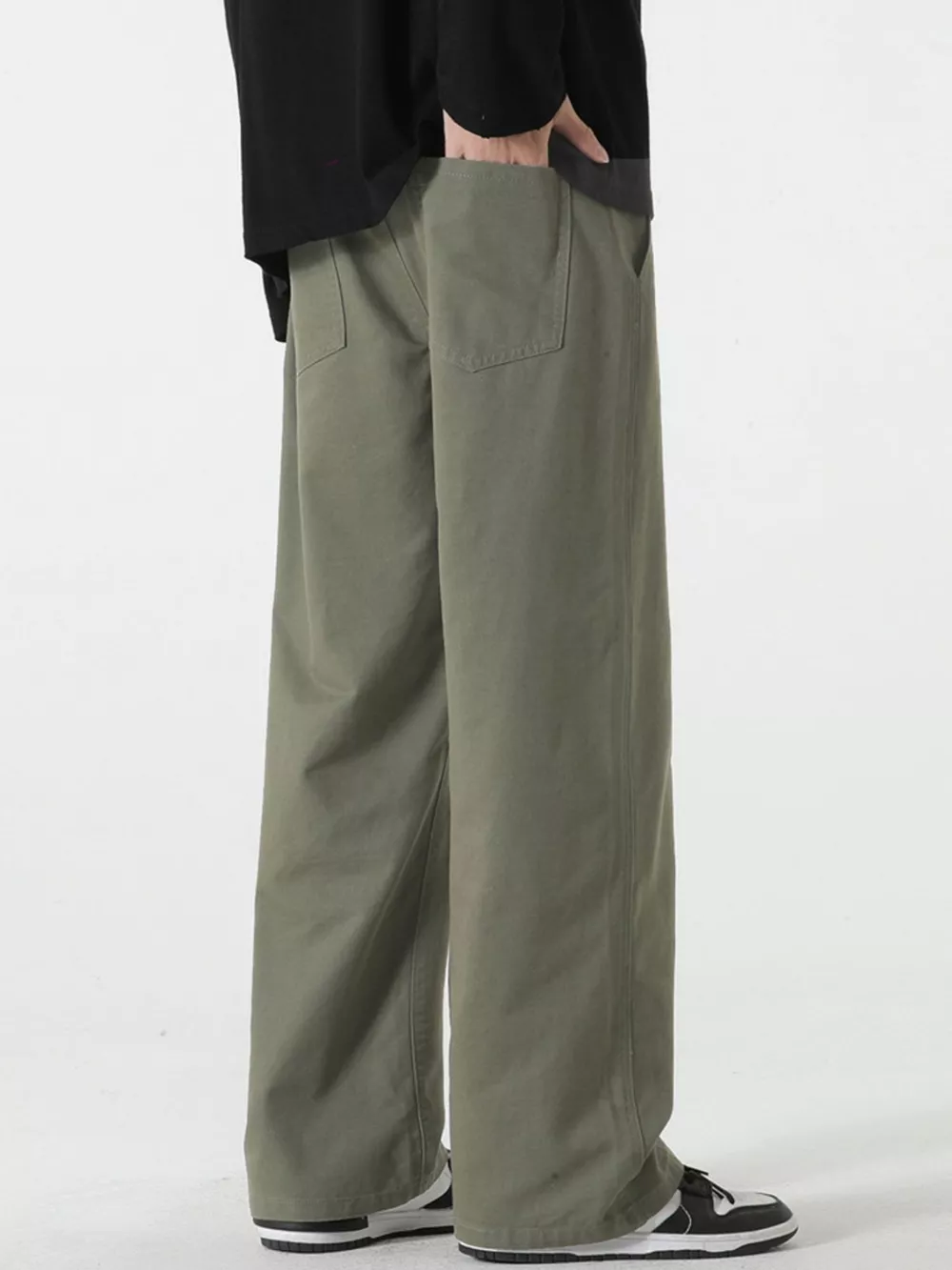 Men's Full Size Relaxed Fit Drawstring Pants Plus Size, image 11