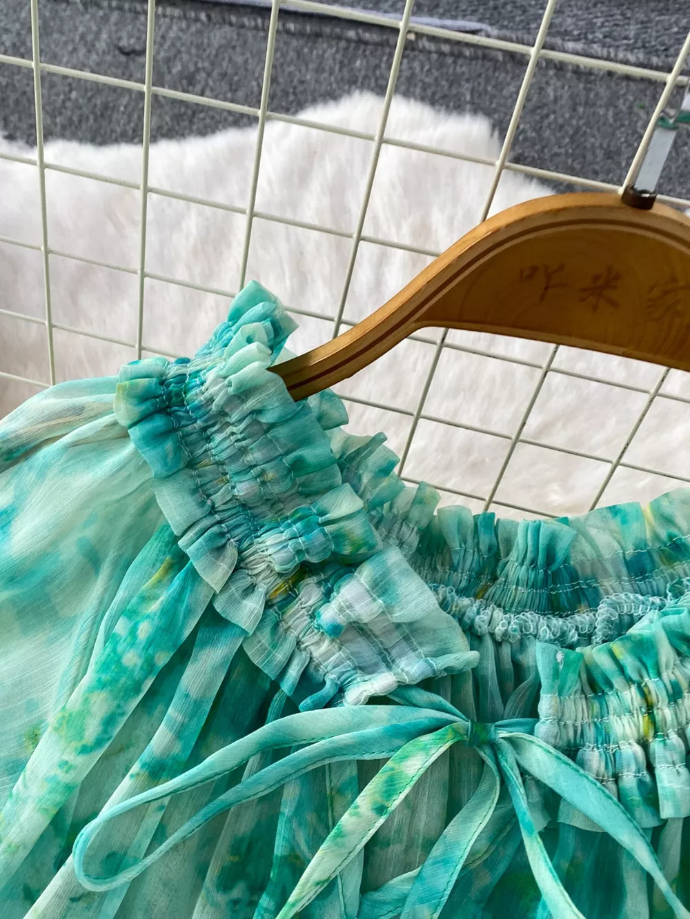 Floral Print Ruffle Hem Blouse and Skirt Set, image 20