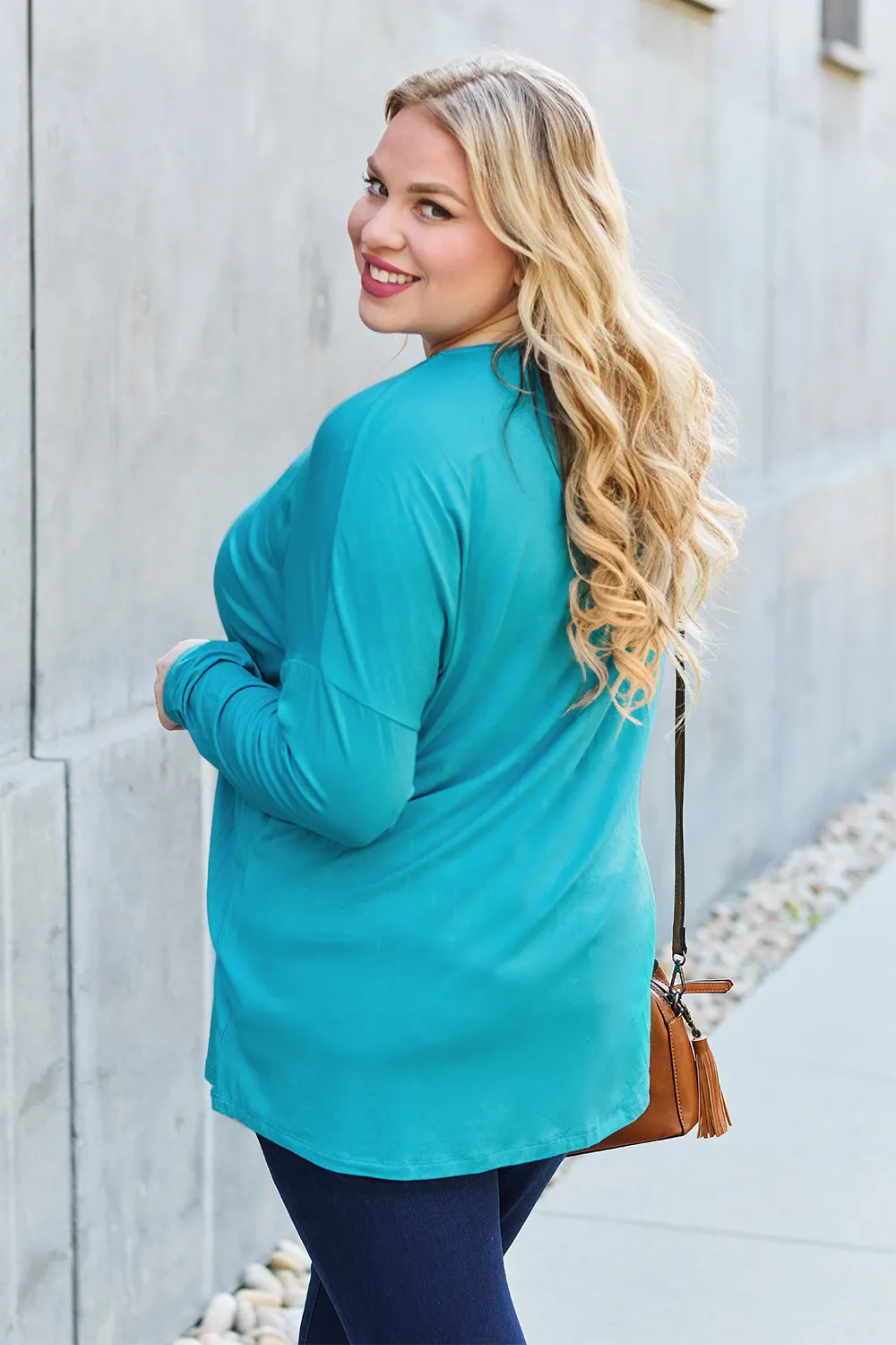 Full Size Round Neck Dropped Shoulder T-Shirt, image 30