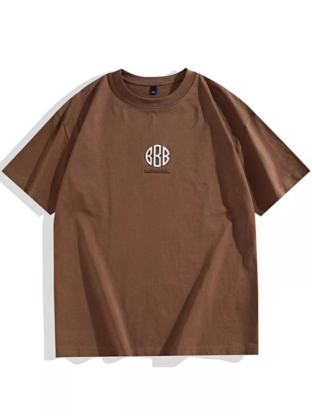 Men's Plus Size Round Neck Short Sleeve T-Shirt, image 2