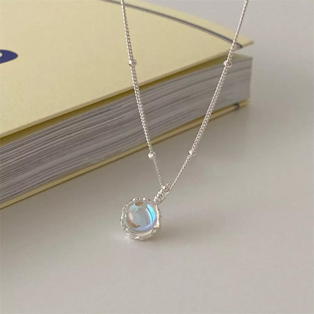 Moonstone 925 Sterling Silver Necklace