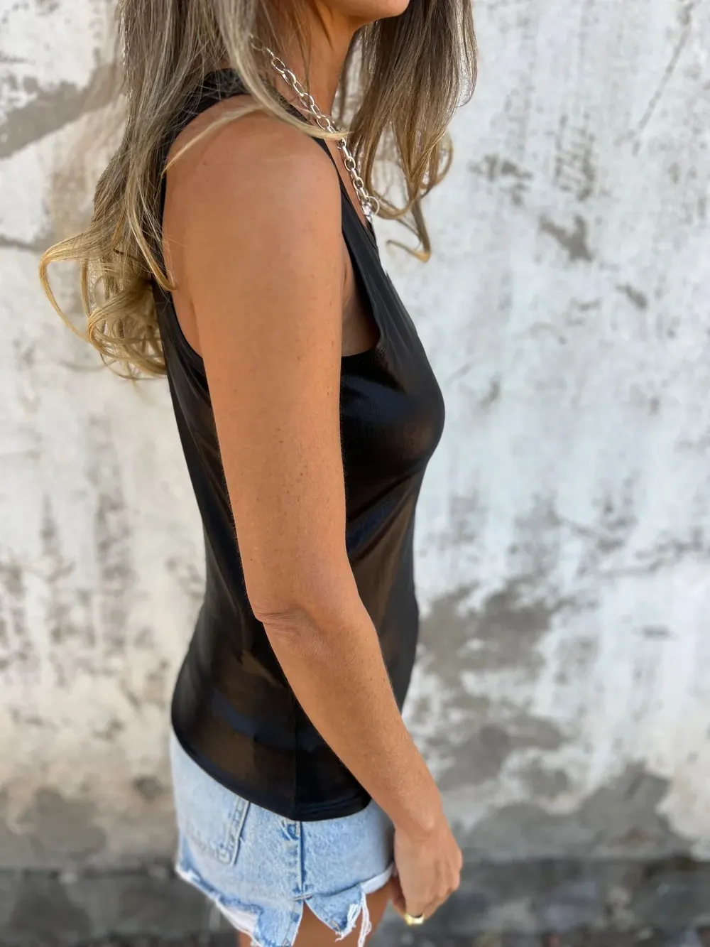 Full Size Round Neck Tank Top Plus Size, image 10