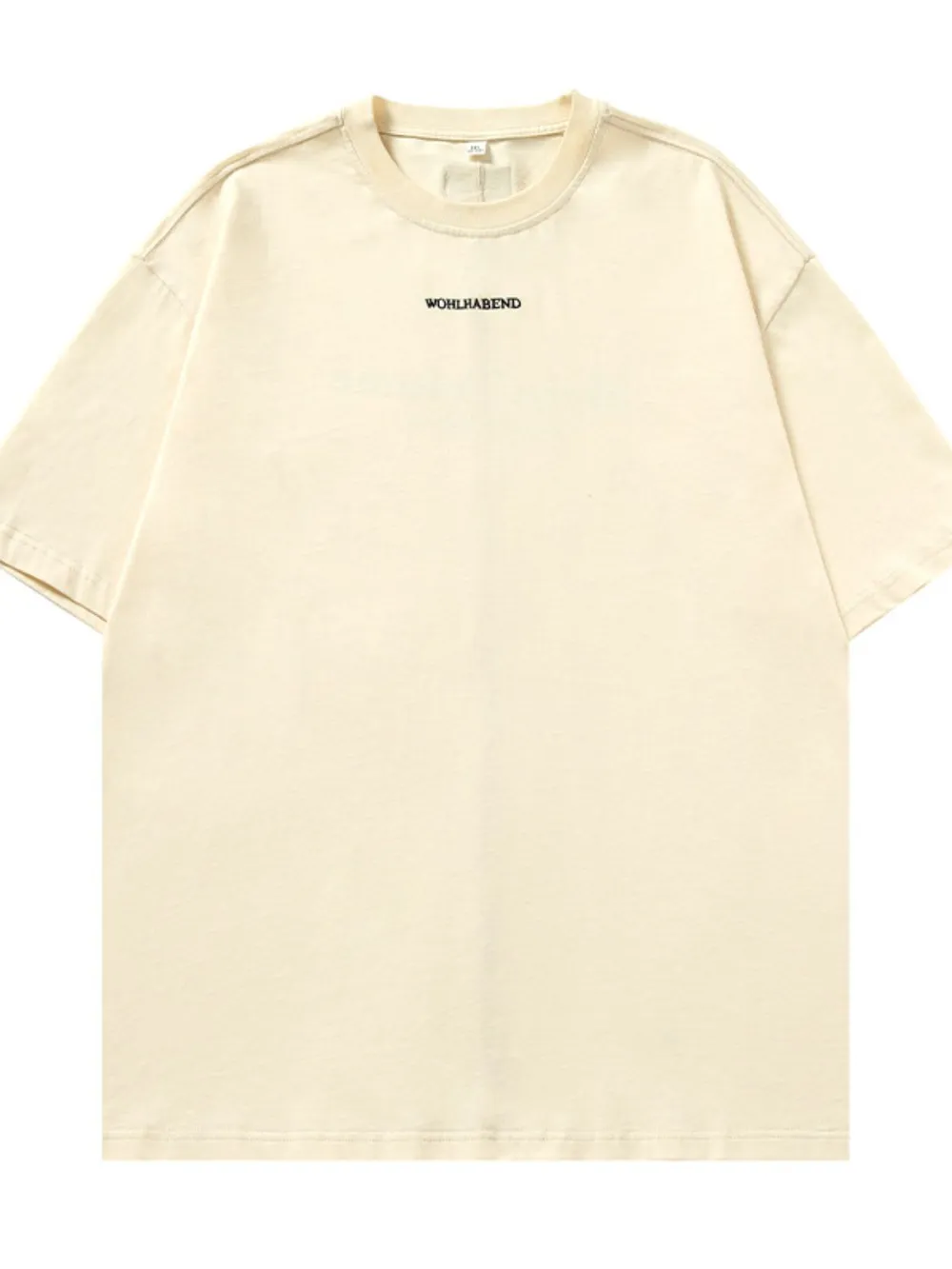 Men's Letter Back Round Neck Half Sleeve T-Shirt, image 6