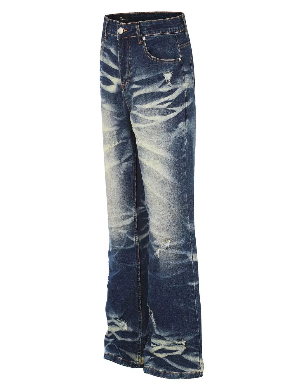 Men's Washed Flare Jeans, image 2