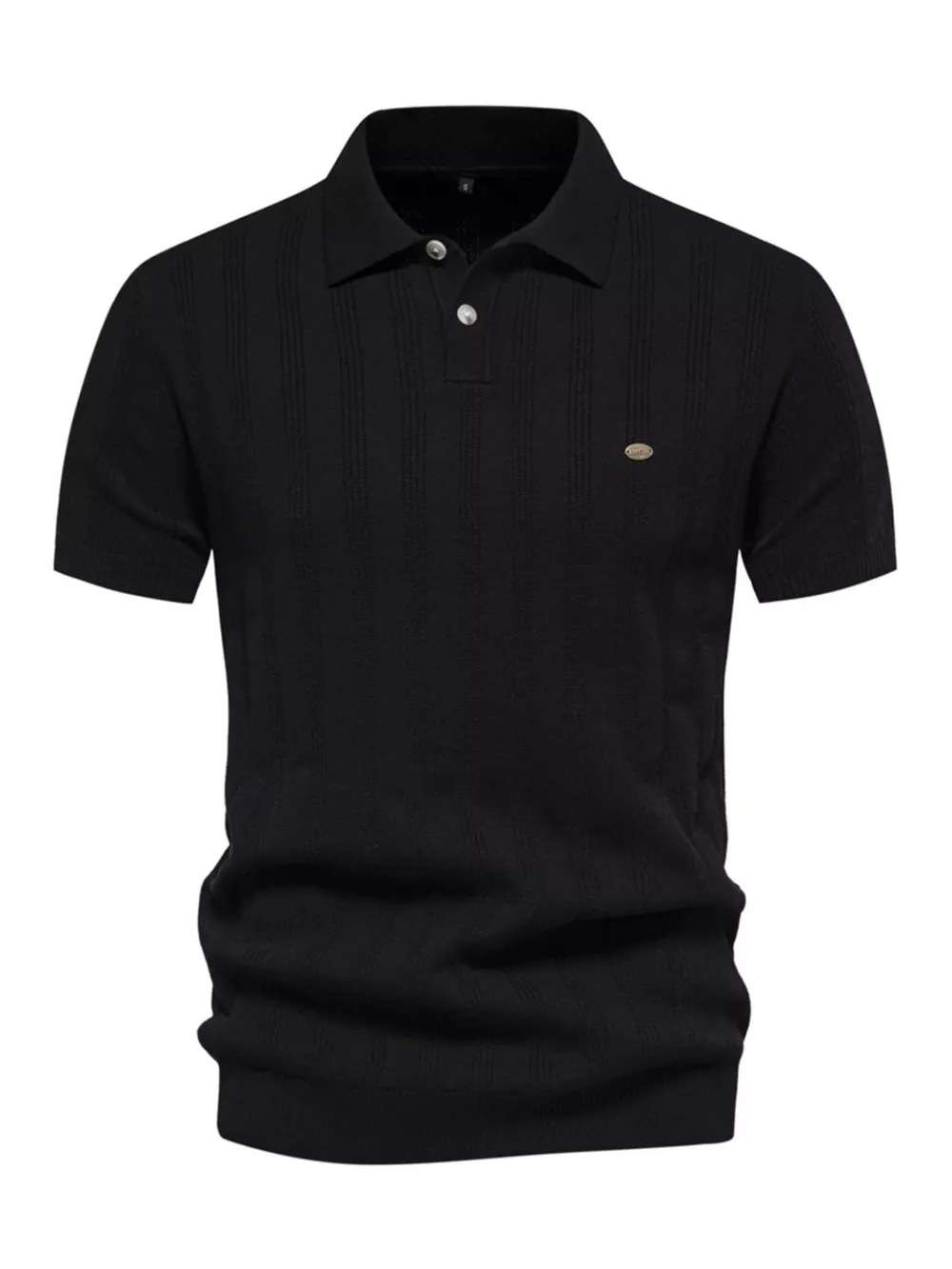 Men's Short Sleeve Knit Polo, image 5