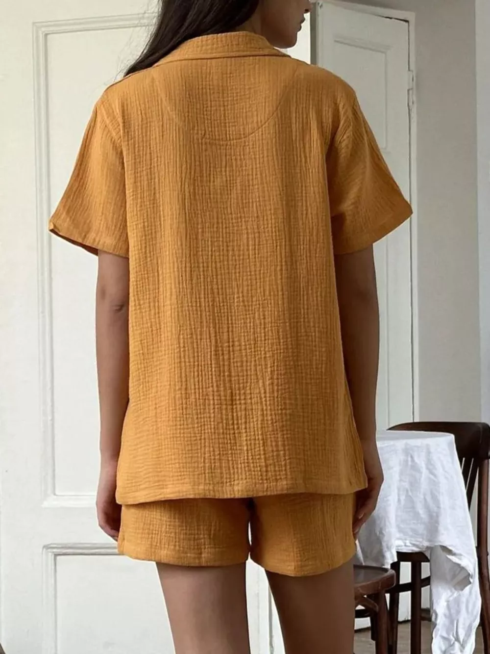 Button Up Short Sleeve Shirt and Shorts Set, image 13