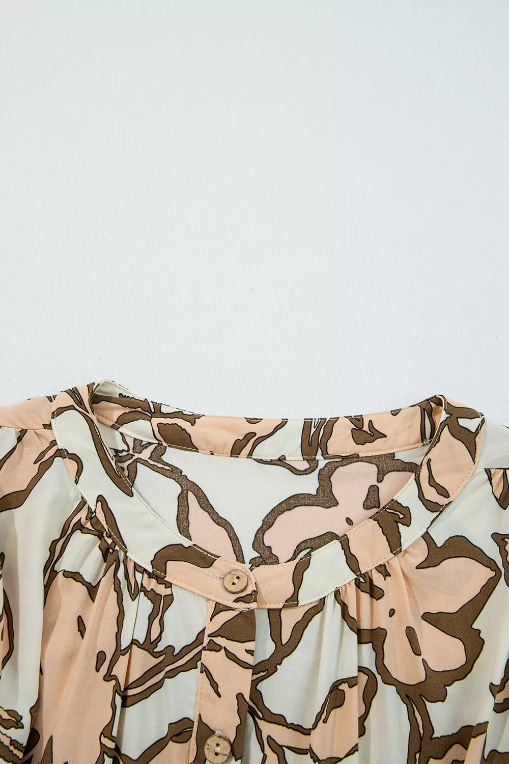 Floral Print Button-Down Long Sleeve Shirt, image 7