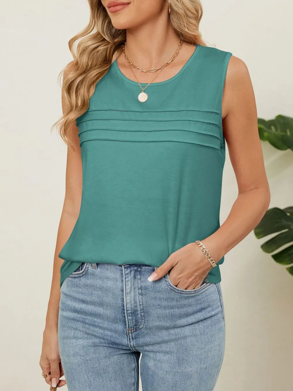 Round Neck Tank, image 34