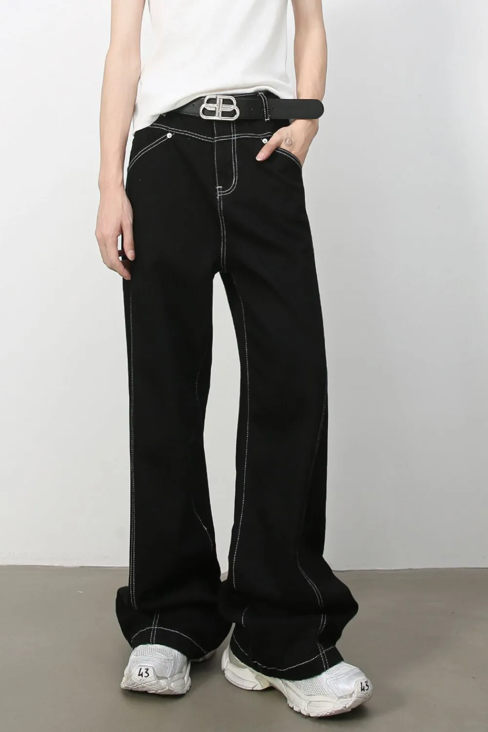 Men's Loose Fit Jeans, image 2