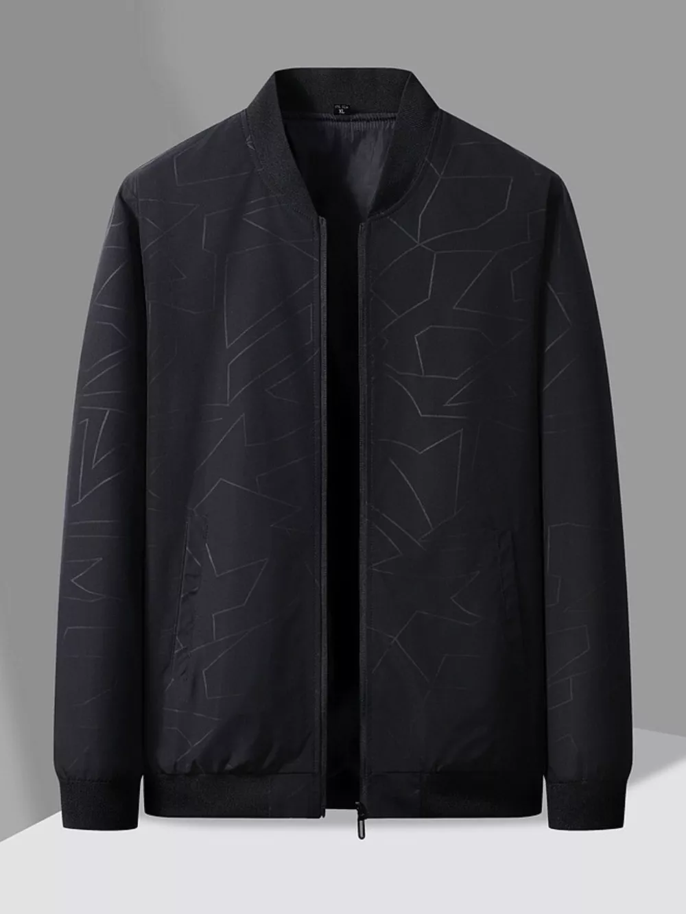Men's Plus Size Lightweight Zip Up Jacket