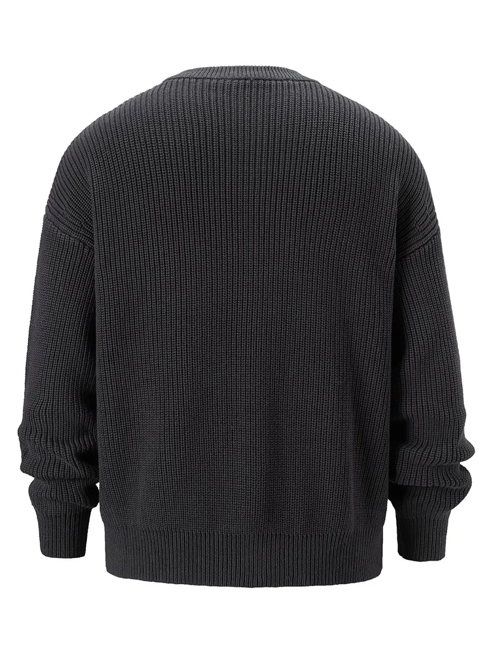 Men's Round Neck Long Sleeve Sweater, image 4