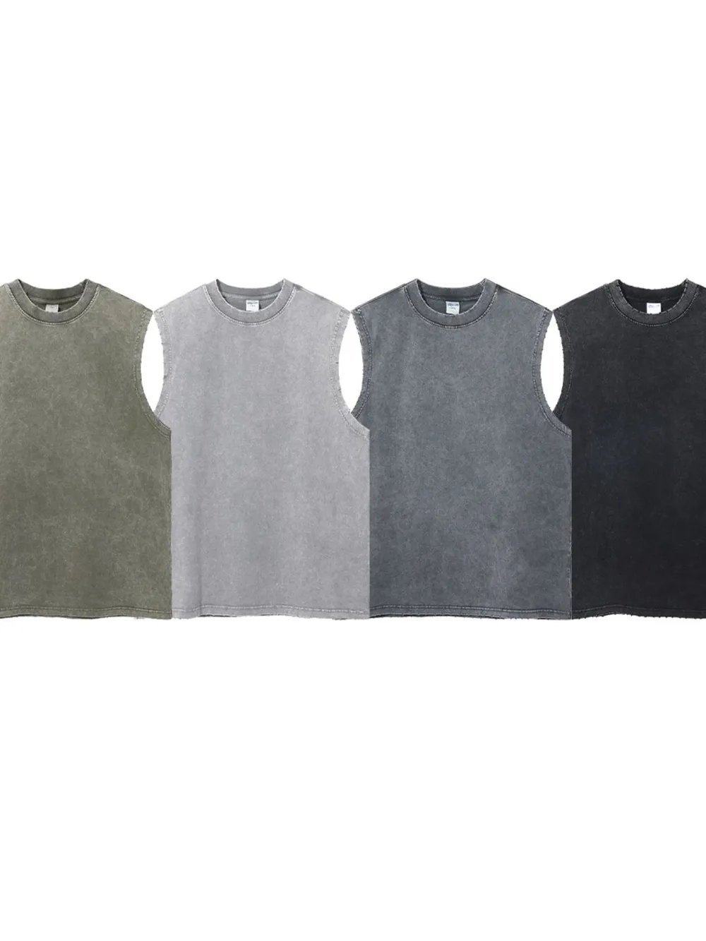 Men's Round Neck Tank, image 8