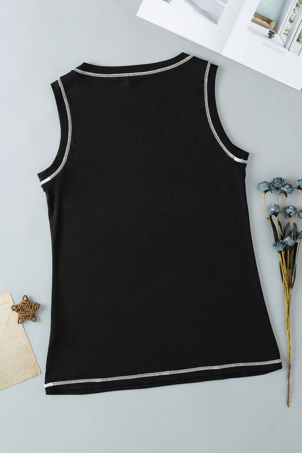 Graphic Round Neck Tank, image 4