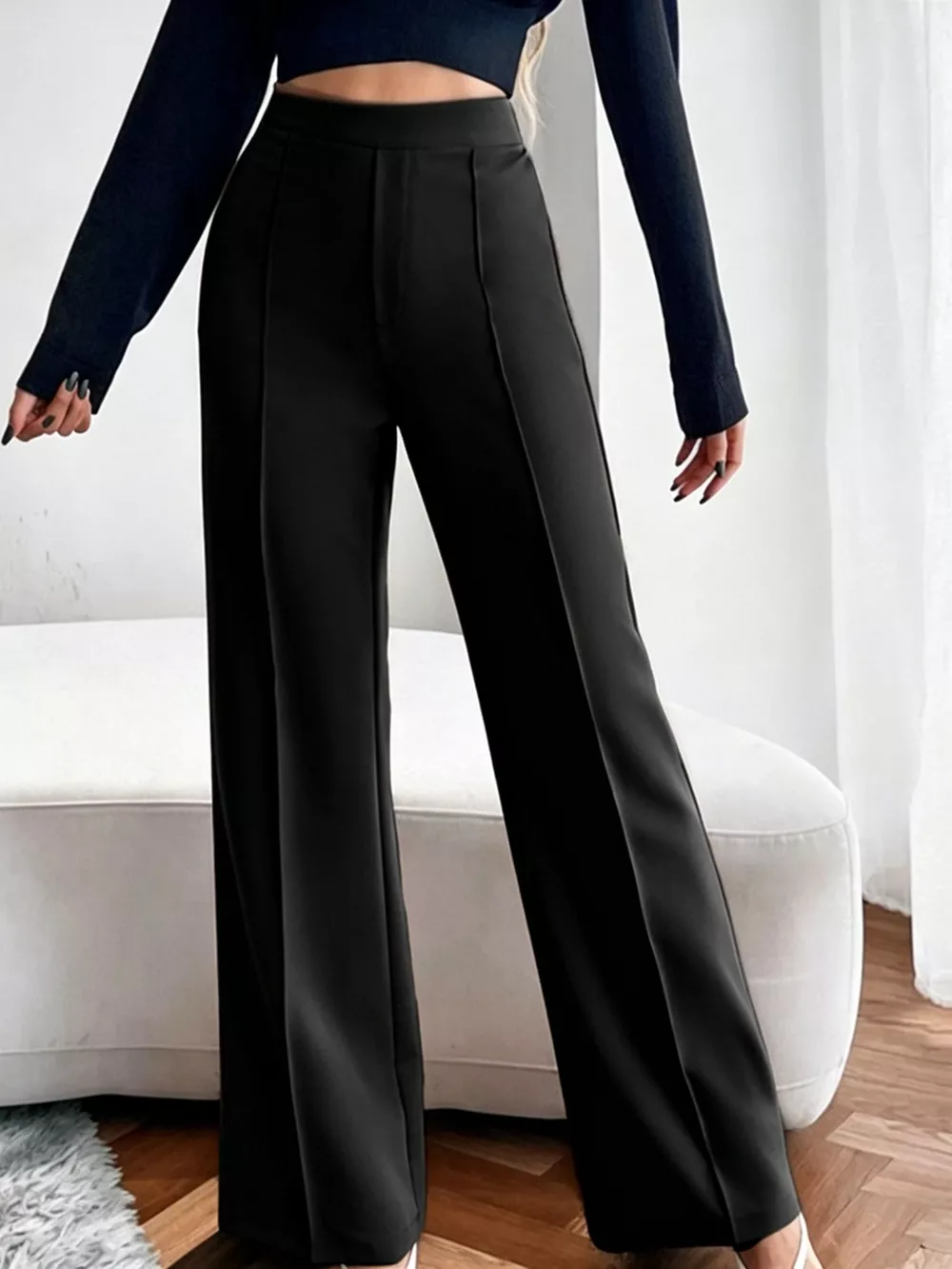High Waist Flare Pants, image 2