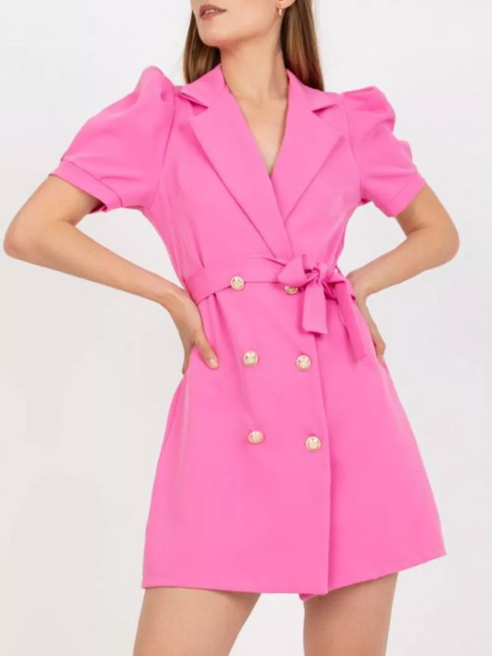 Blazer Style Tie Waist Mini Dress, image 19