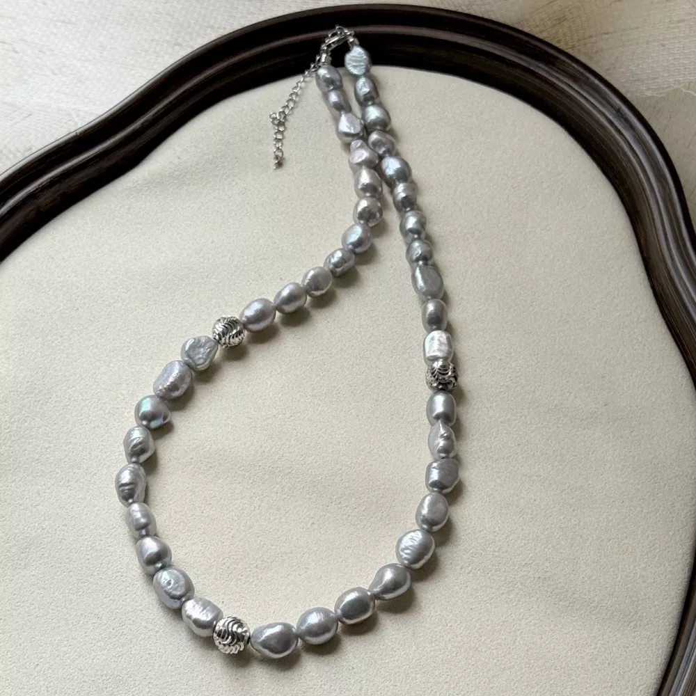 Pearl Choker Necklace, image 6
