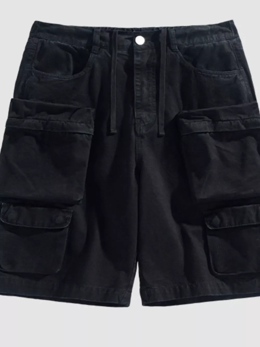 Men's Vintage Washed Multi-Pocket Cargo Shorts