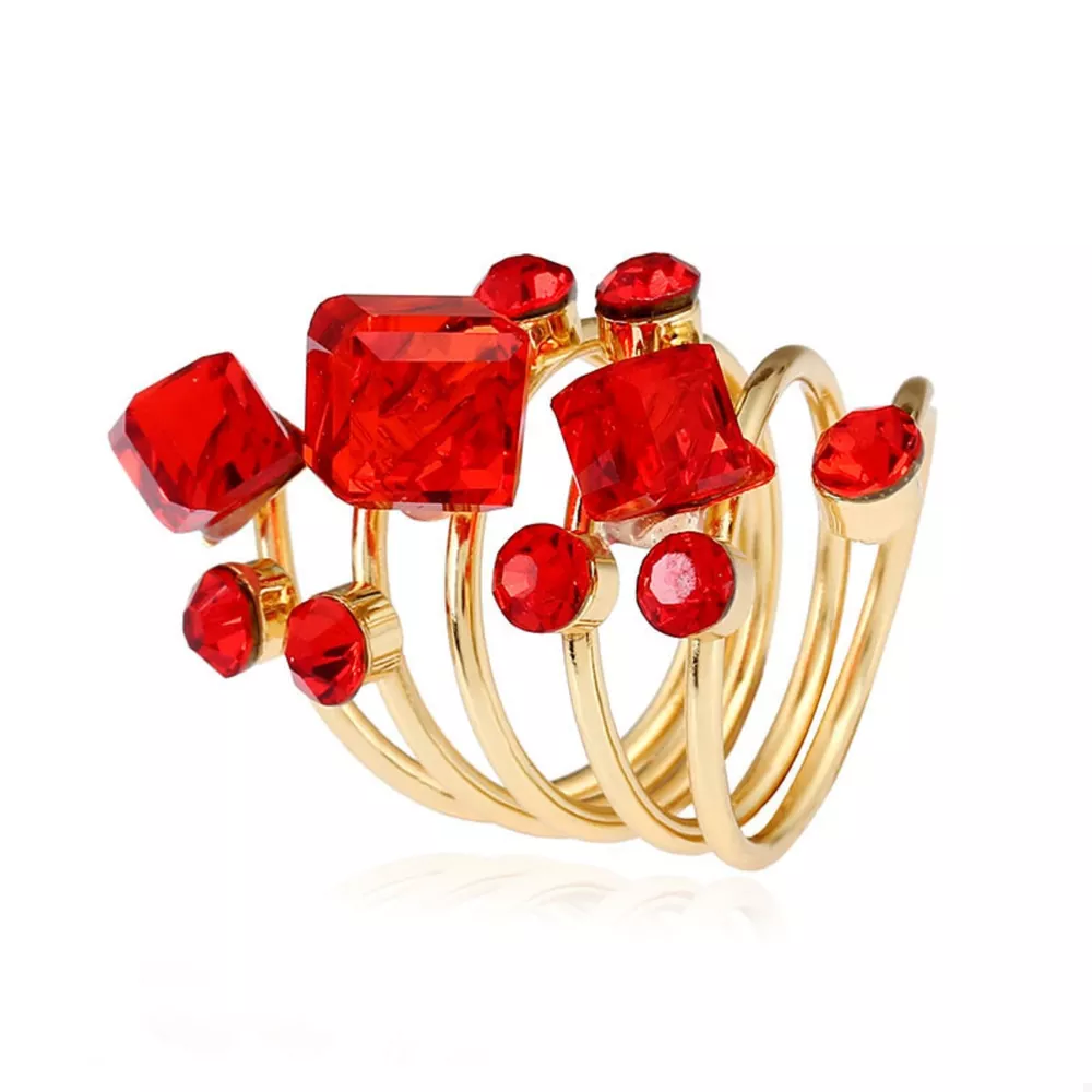 18K Gold-Plated Multi-Layered Ring, image 15