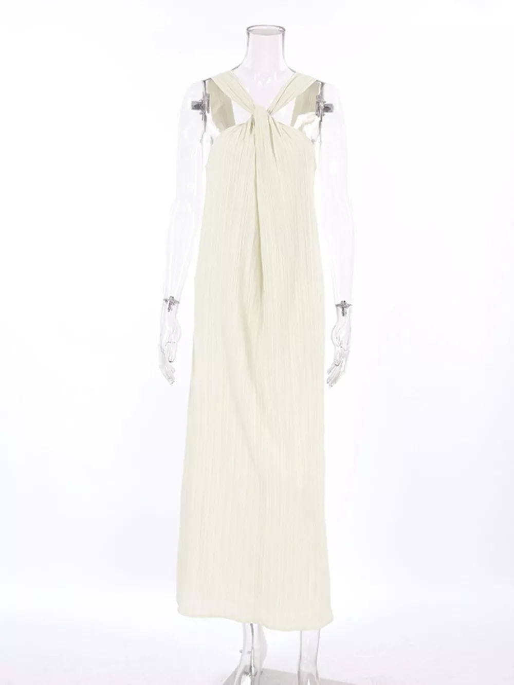 Halter Neck Flowy Maxi Dress, image 10