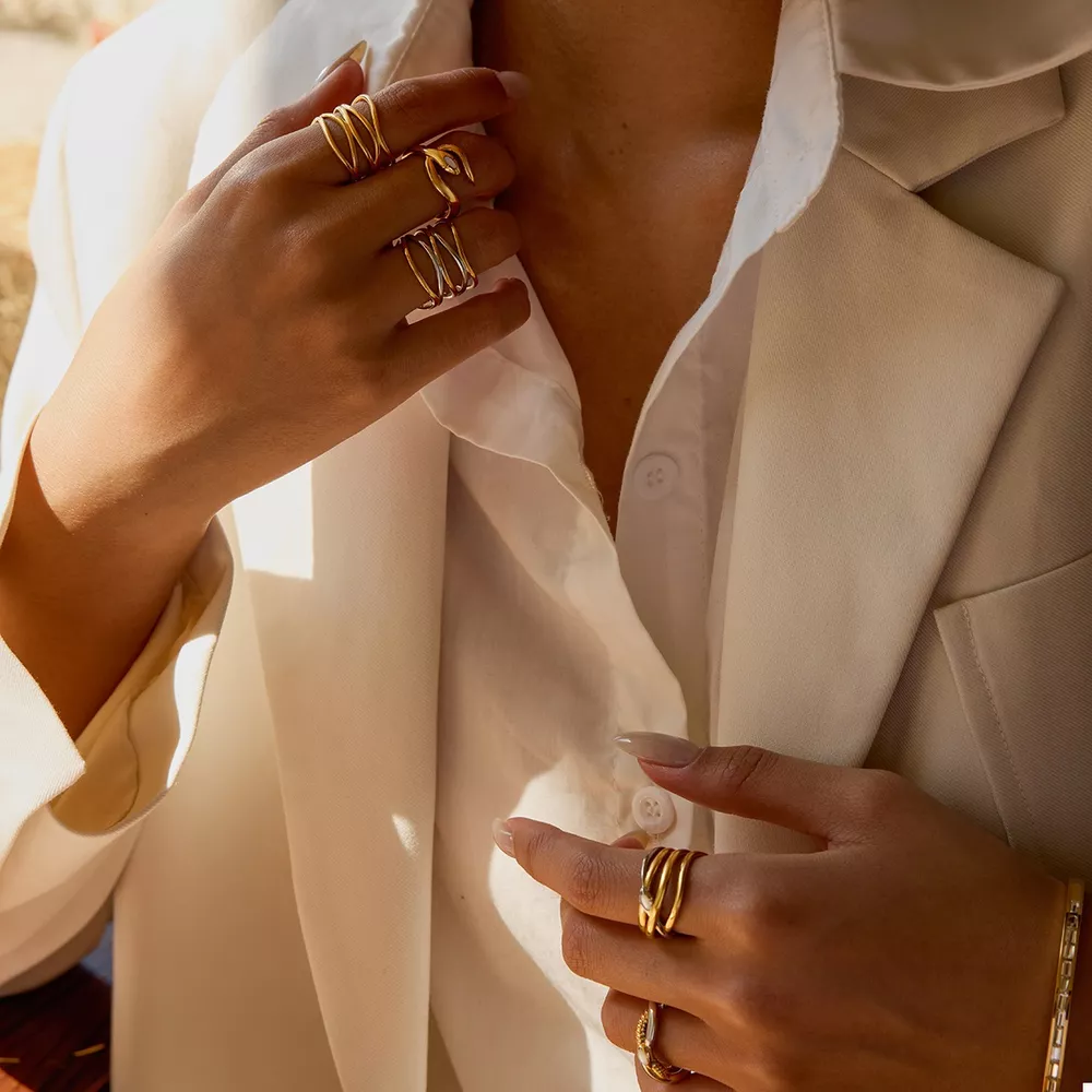 Two-Tone Open Ring, image 11