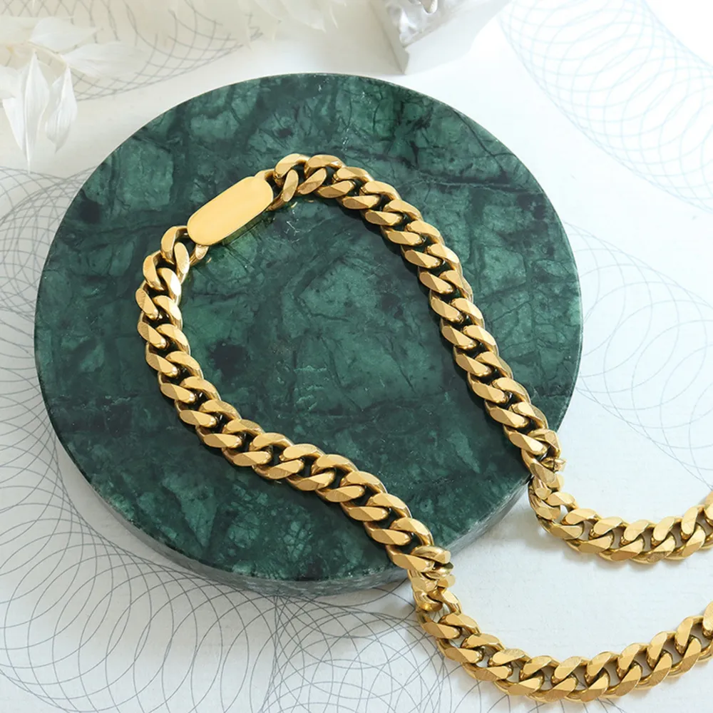 18K Gold-Plated Chain Necklace, image 4