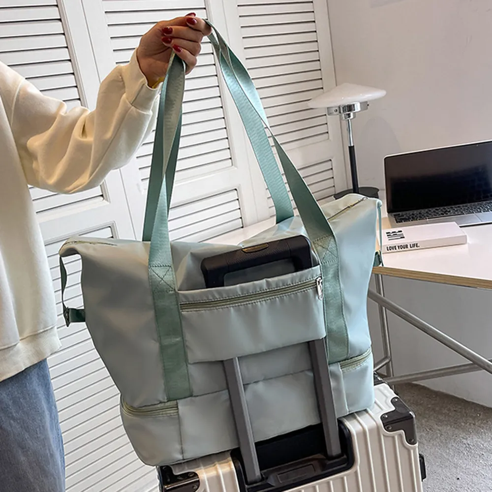 Multi Pocket Nylon Travel Bag, image 3