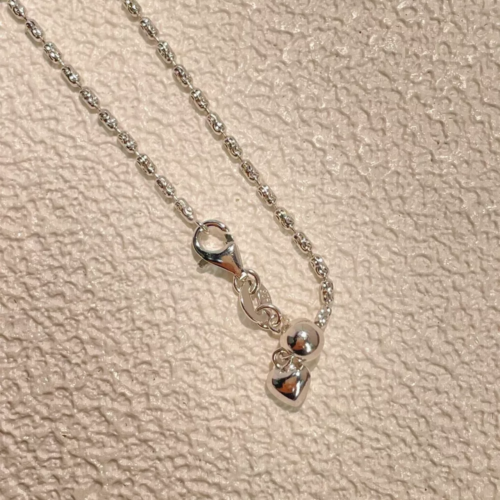 925 Sterling Silver Heart Necklace, image 2