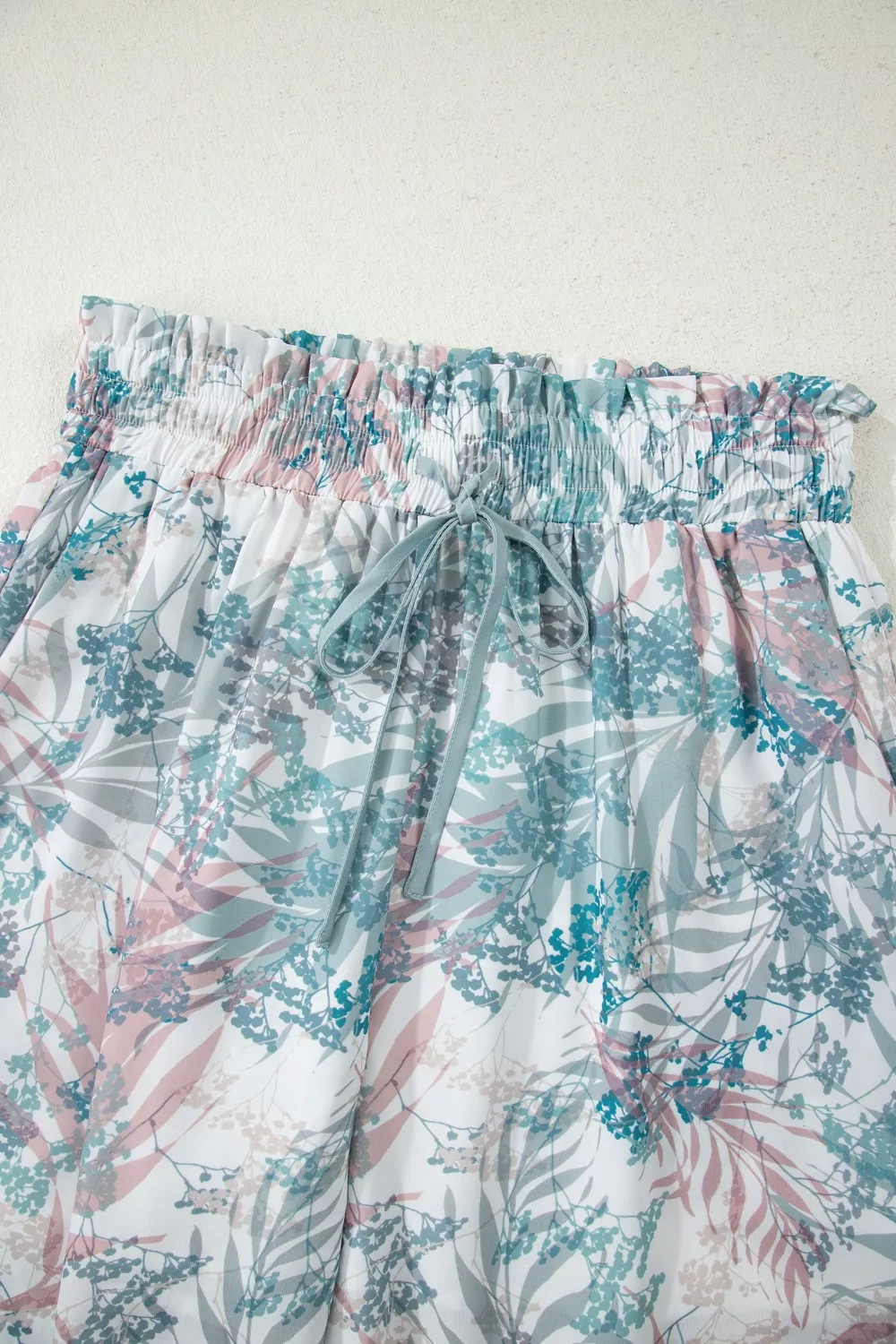 Floral Print Sleeveless Top and Wide Leg Pants Set, image 7