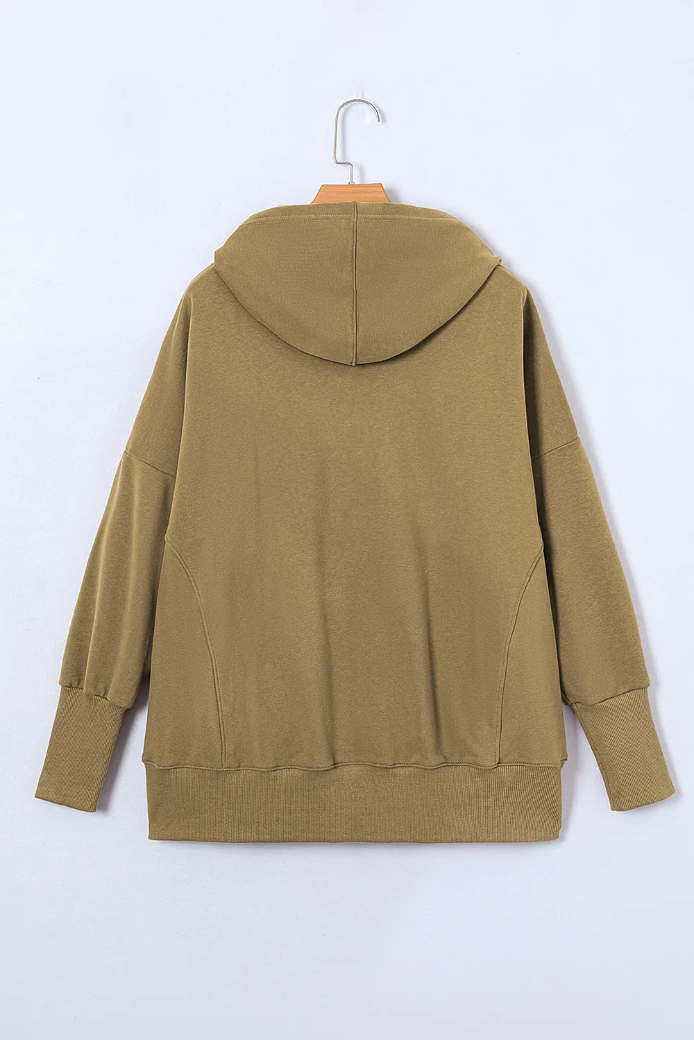 Quarter-Snap Dropped Shoulder Hoodie, image 23