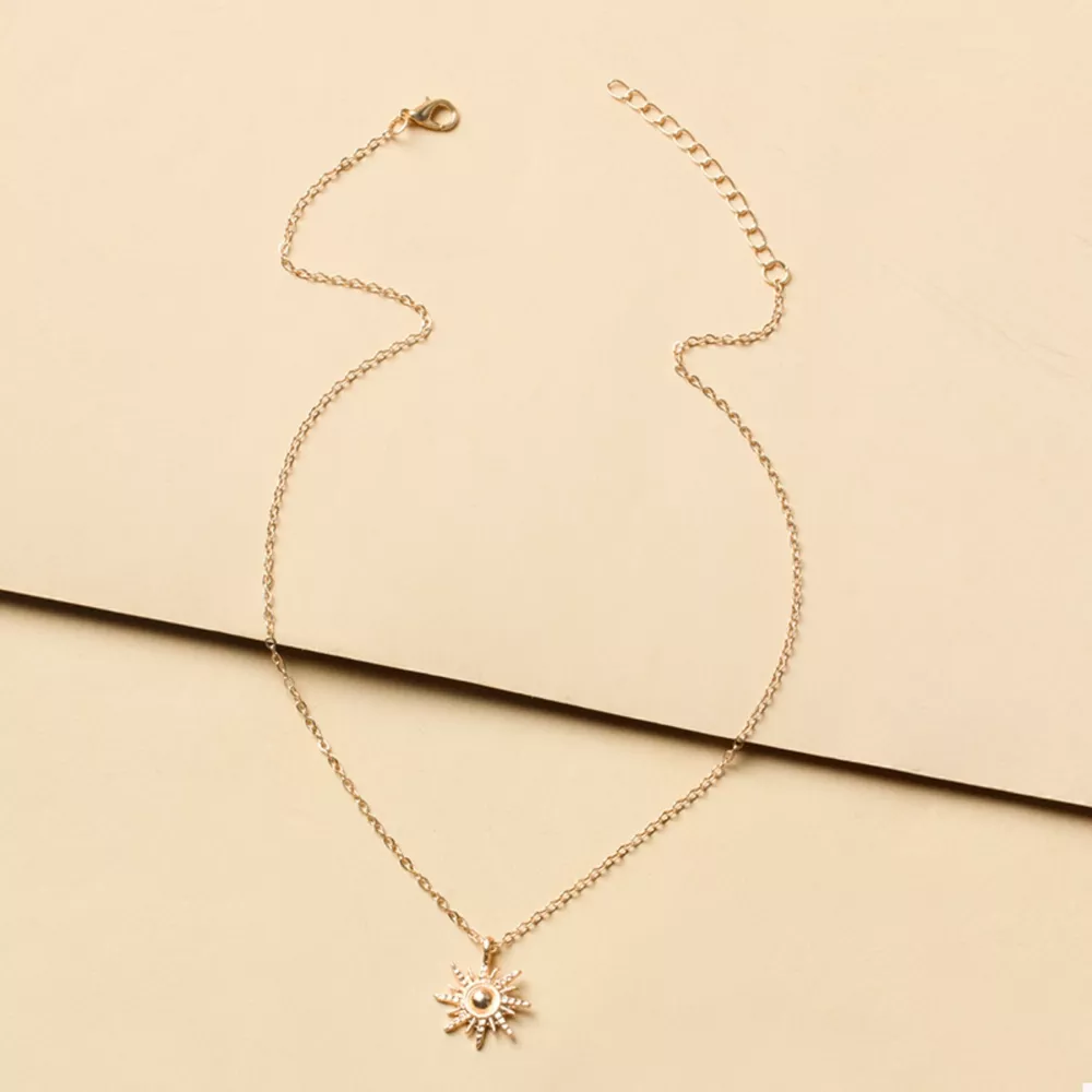 Sunburst Pendant Necklace, image 8