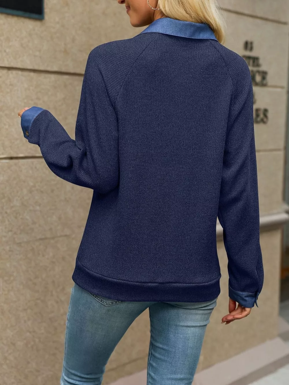 Button Detail Raglan Sleeve Top, image 26