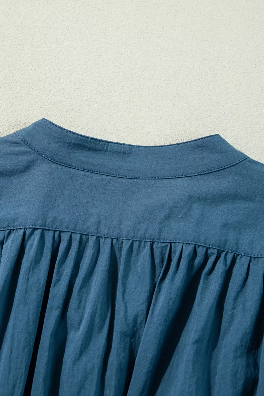 Smocked Button Front Mini Dress, image 9
