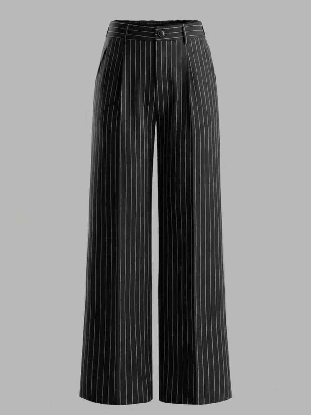 High-Waisted Striped Wide-Leg Pants, image 2